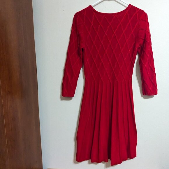 Jessica Howard Women's Cable Knit Sweater Dress Size small - Picture 2 of 4